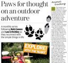 Paws for thought on an outdoor adventure